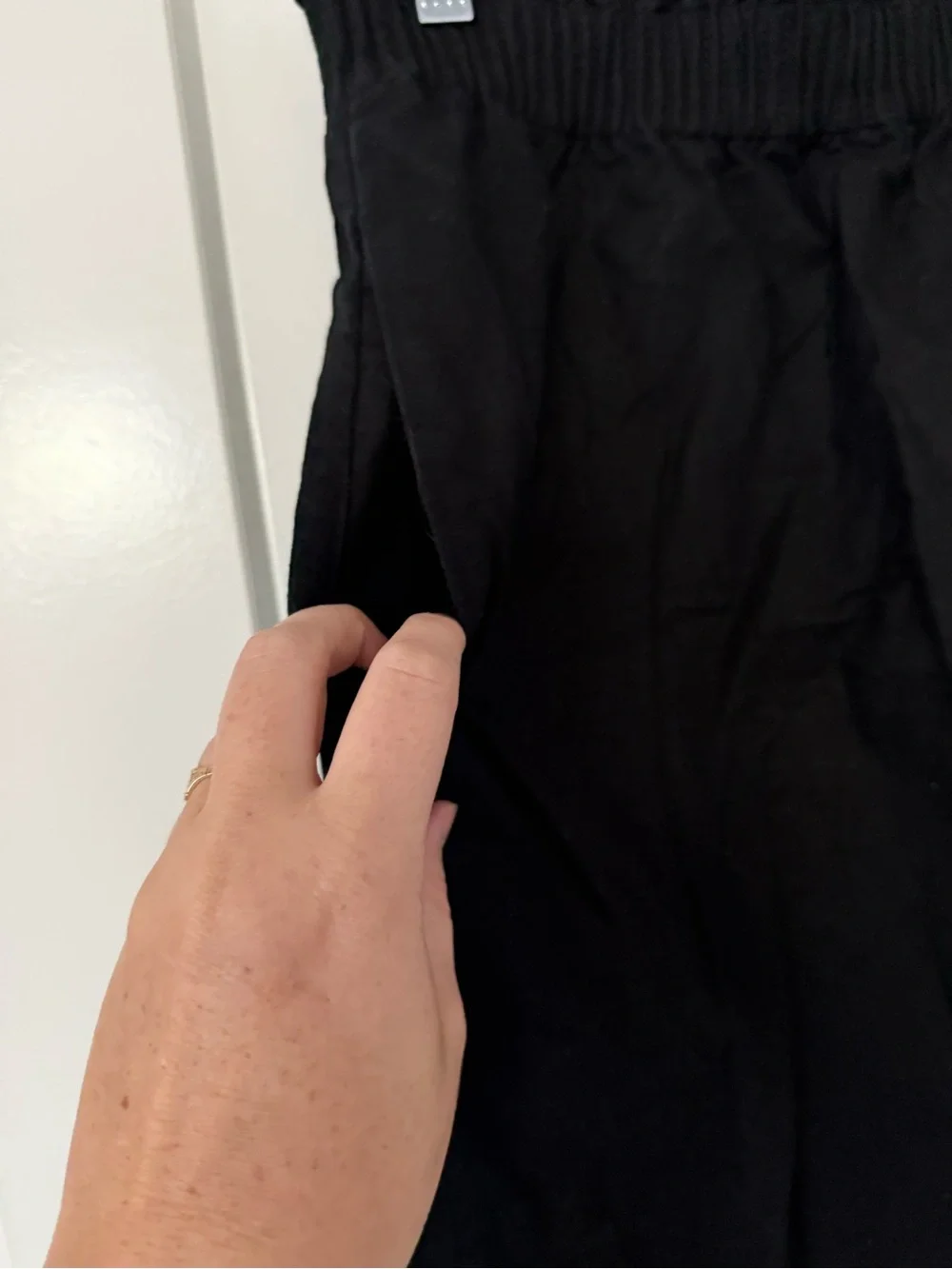 JCrew linen mini skirt